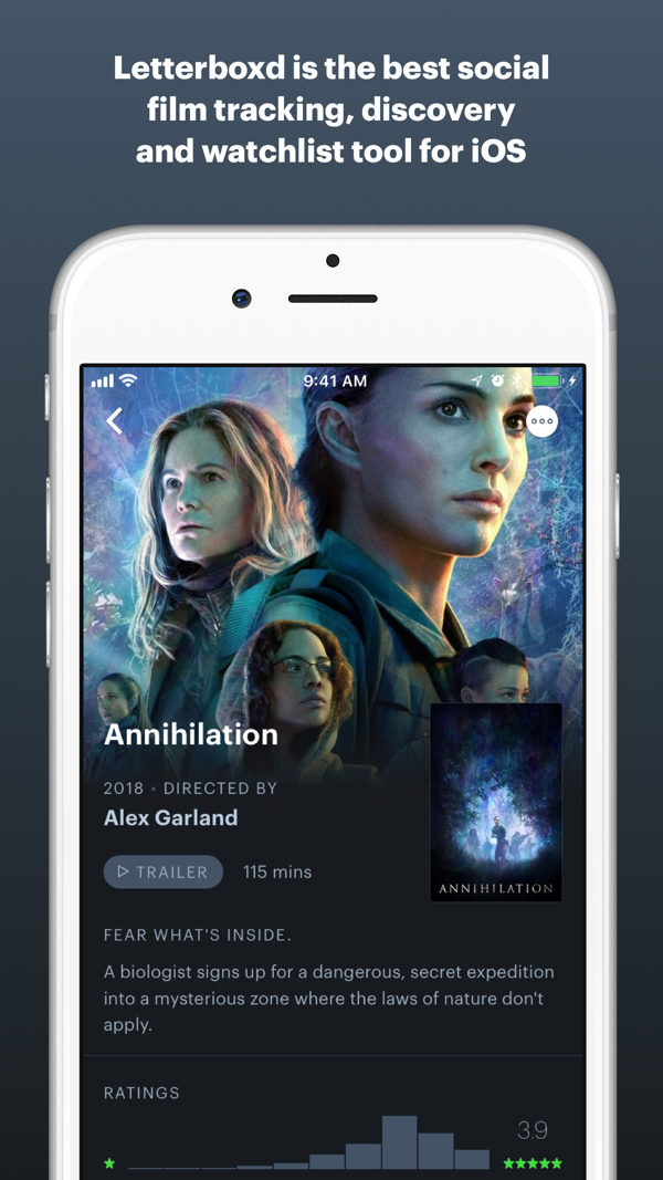 Letterboxd iPhone screenshot 1