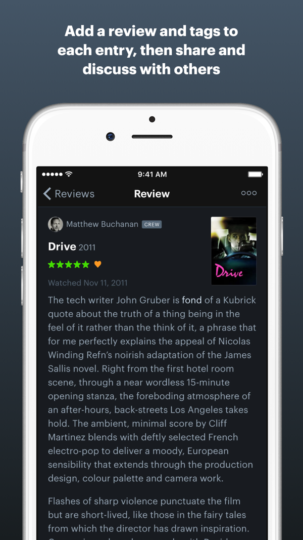 Letterboxd iPhone screenshot 4