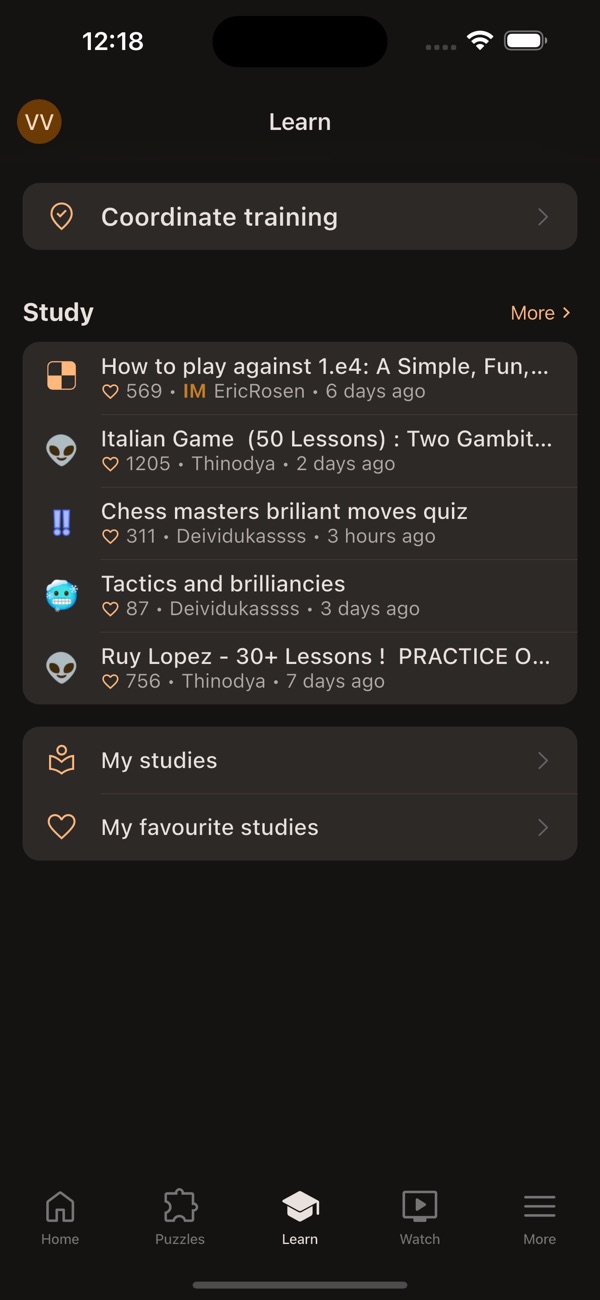 Lichess iPhone screenshot 5