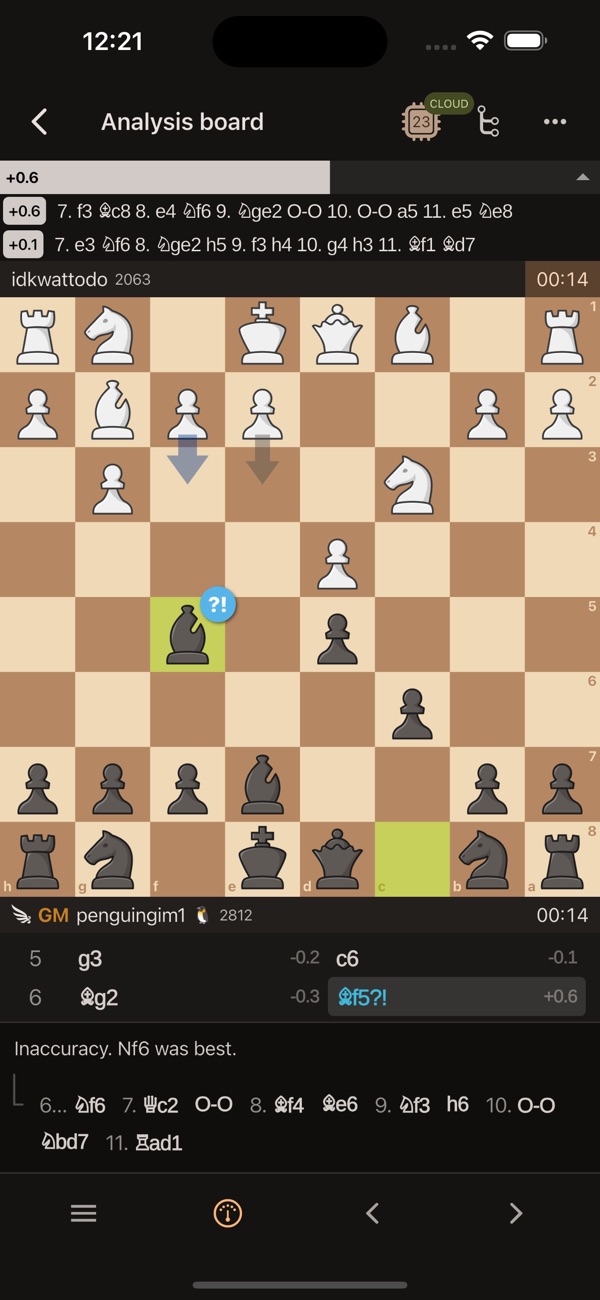 Lichess iPhone screenshot 8