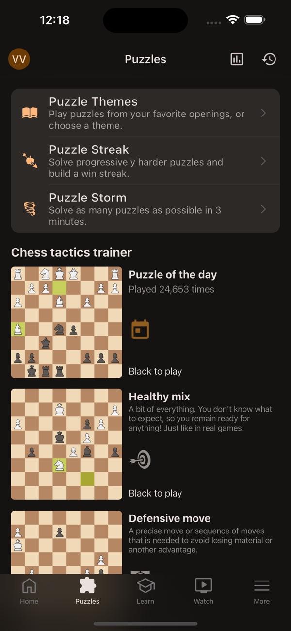 Lichess iPhone screenshot 2