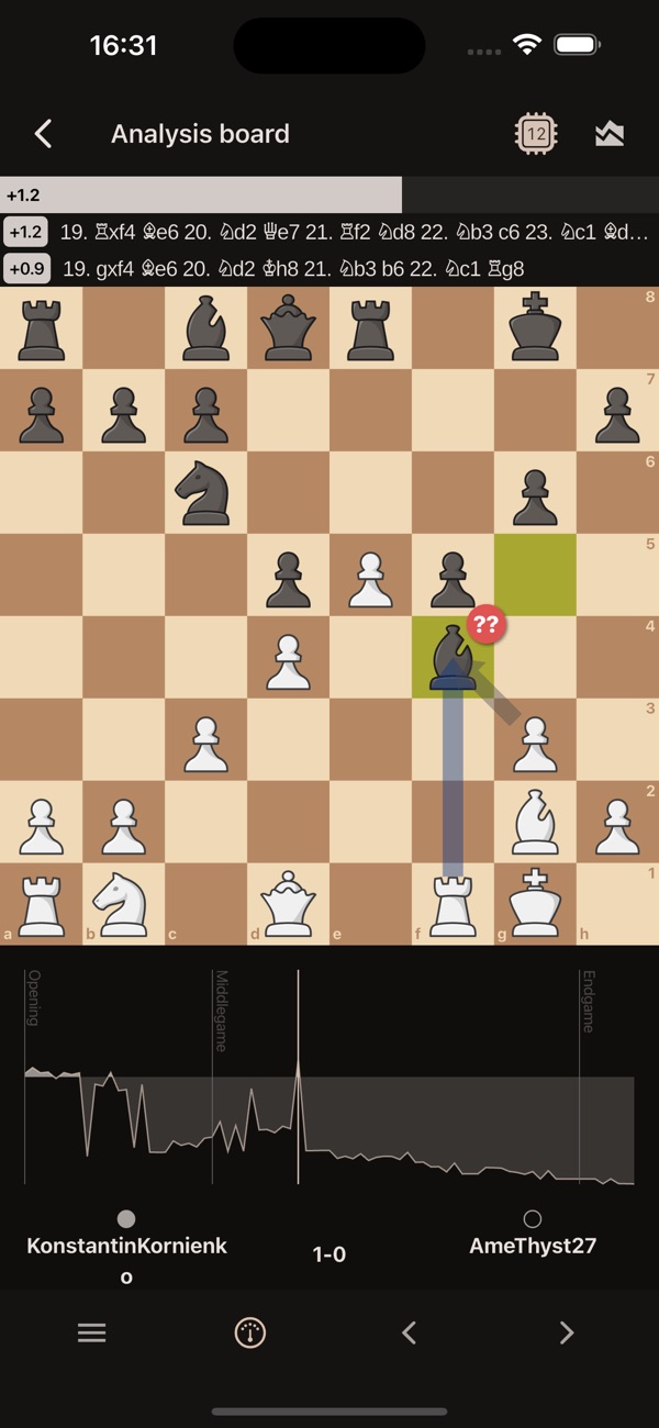 Lichess iPhone screenshot 7