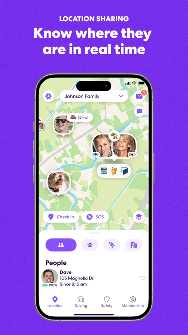 Life360 iPhone screenshot 1