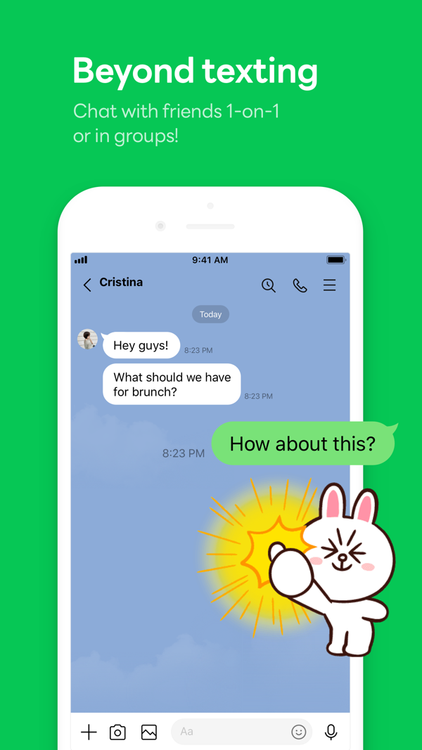 LINE iPhone screenshot 1