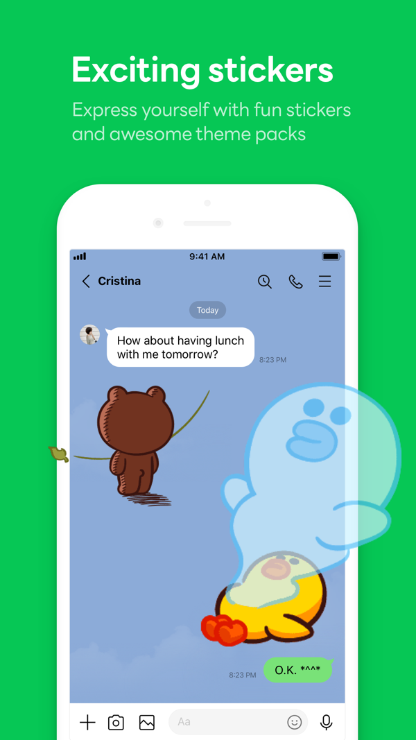 LINE iPhone screenshot 2
