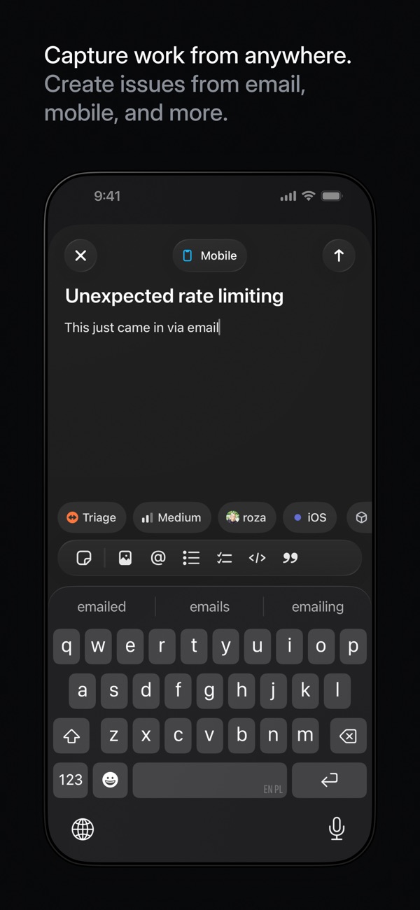 Linear iPhone screenshot 4