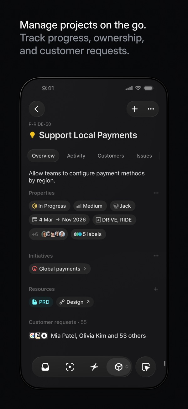 Linear iPhone screenshot 6