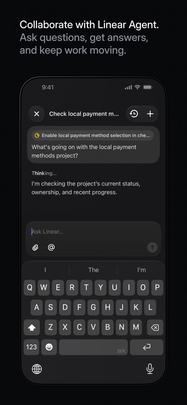 Linear iPhone screenshot 3