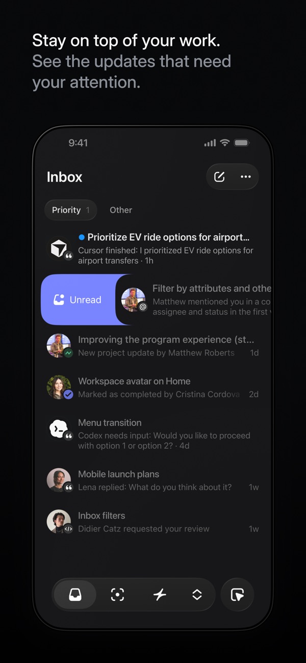 Linear iPhone screenshot 2