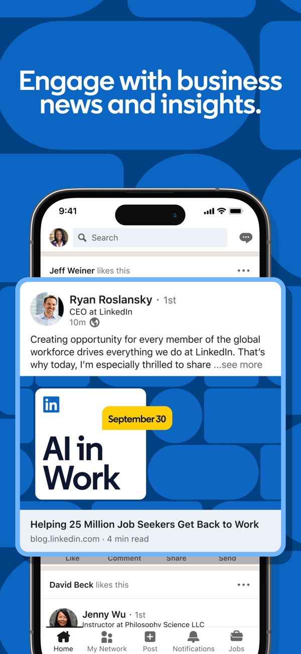 LinkedIn iPhone screenshot 5