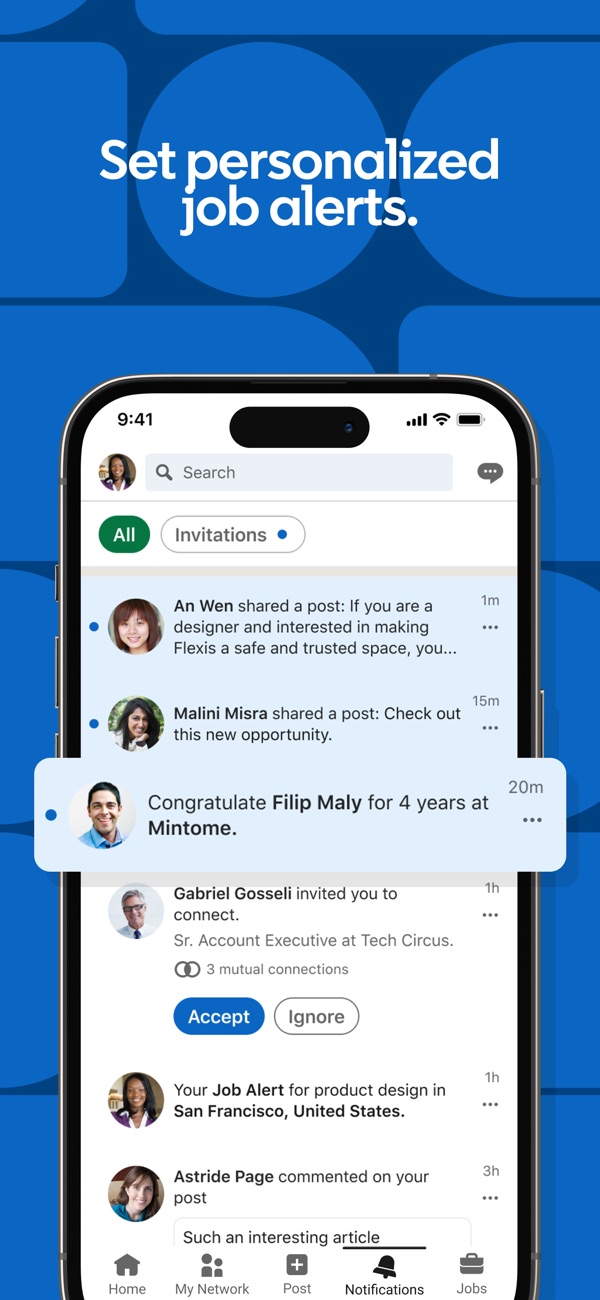 LinkedIn iPhone screenshot 6