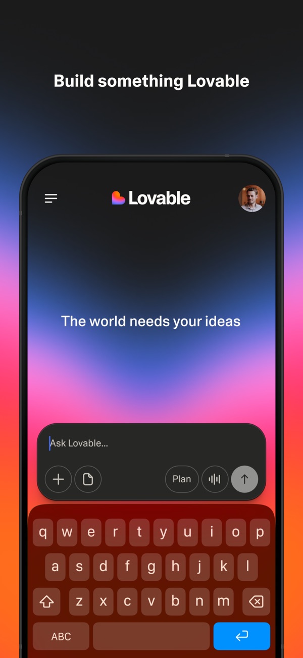 Lovable iPhone screenshot 1
