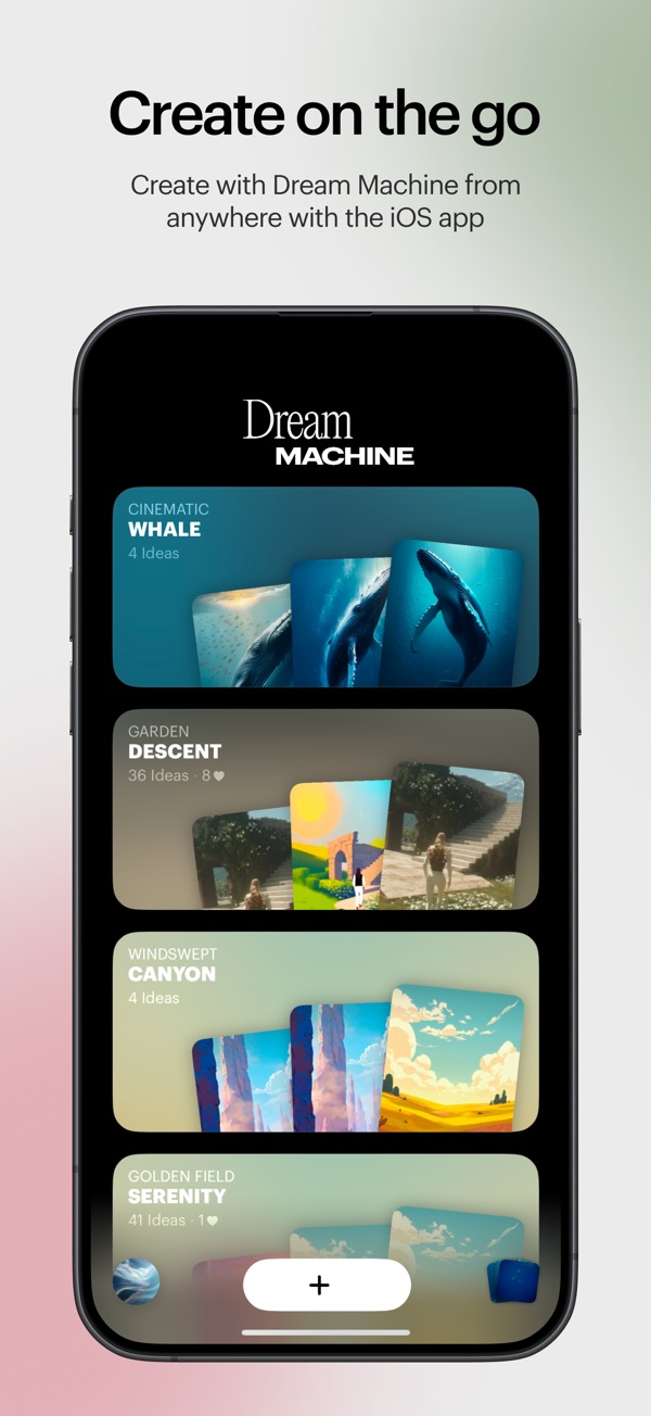 Luma Dream Machine iPhone screenshot 6