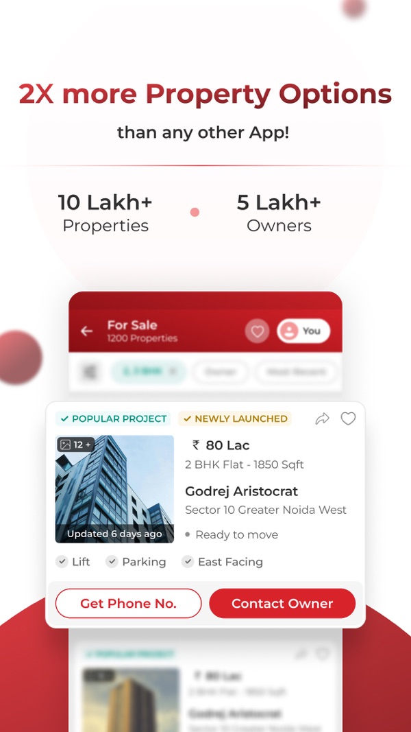 Magicbricks Property Search iPhone screenshot 2