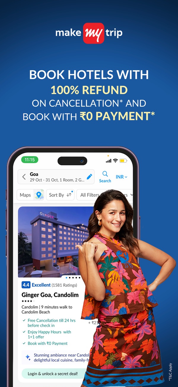 MakeMyTrip Flight, Hotel, Bus iPhone screenshot 5