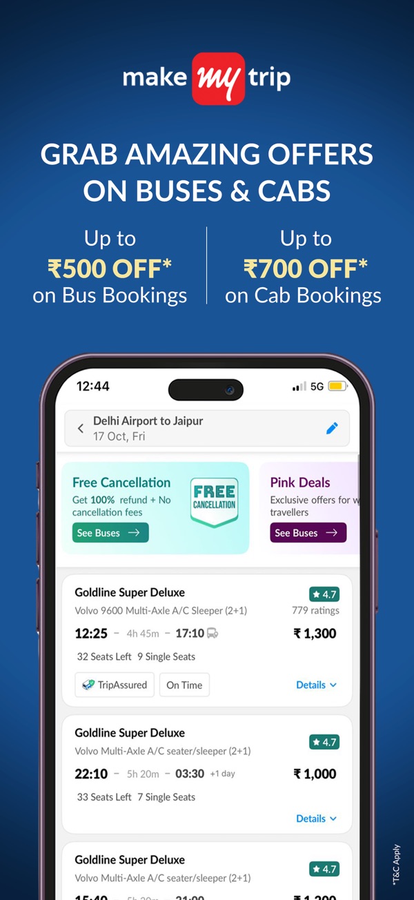 MakeMyTrip Flight, Hotel, Bus iPhone screenshot 6