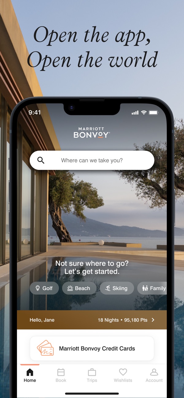 Marriott Bonvoy iPhone screenshot 1
