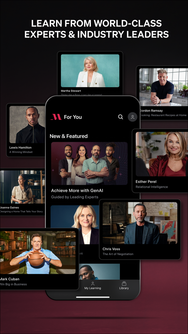 MasterClass iPhone screenshot 1