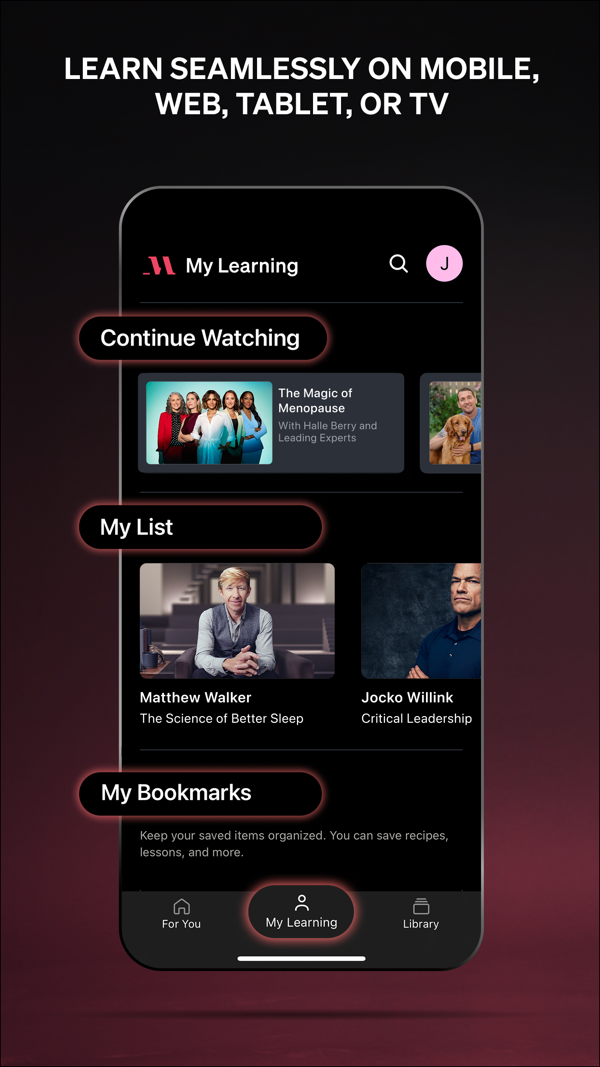 MasterClass iPhone screenshot 4