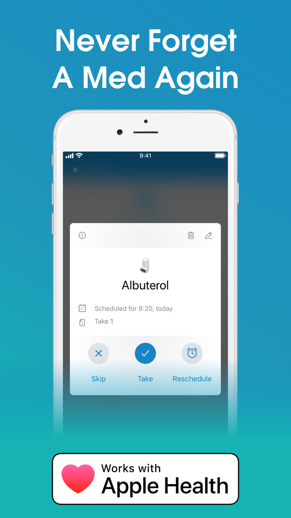 Medisafe Medication Management iPhone screenshot 1