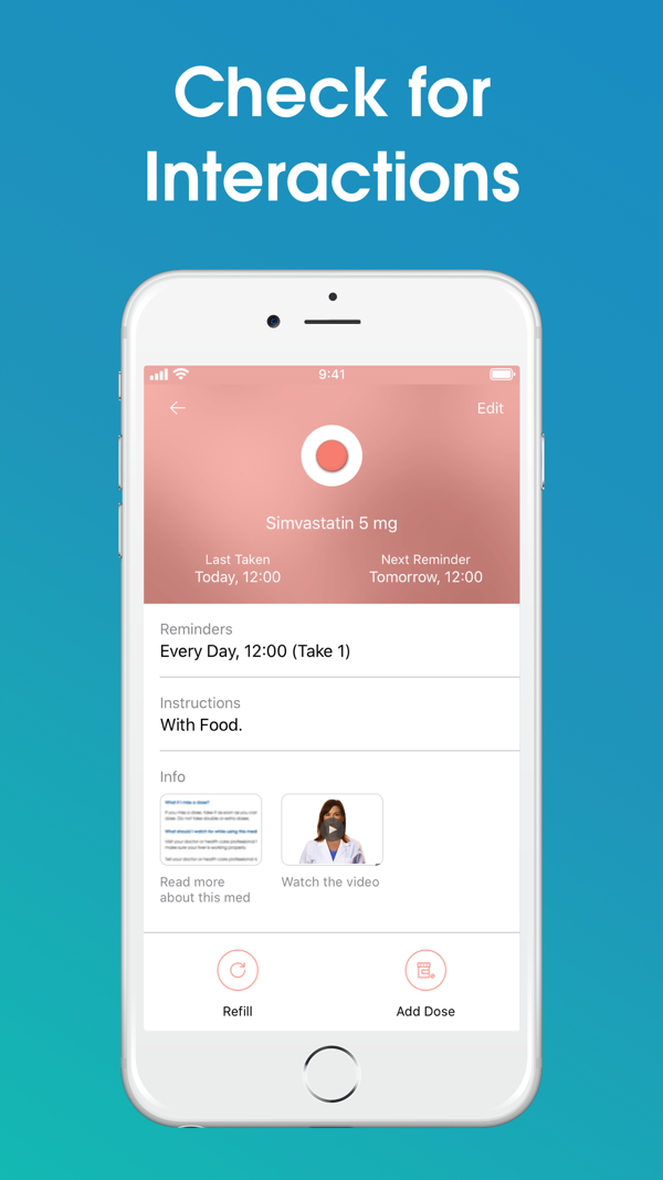 Medisafe Medication Management iPhone screenshot 3