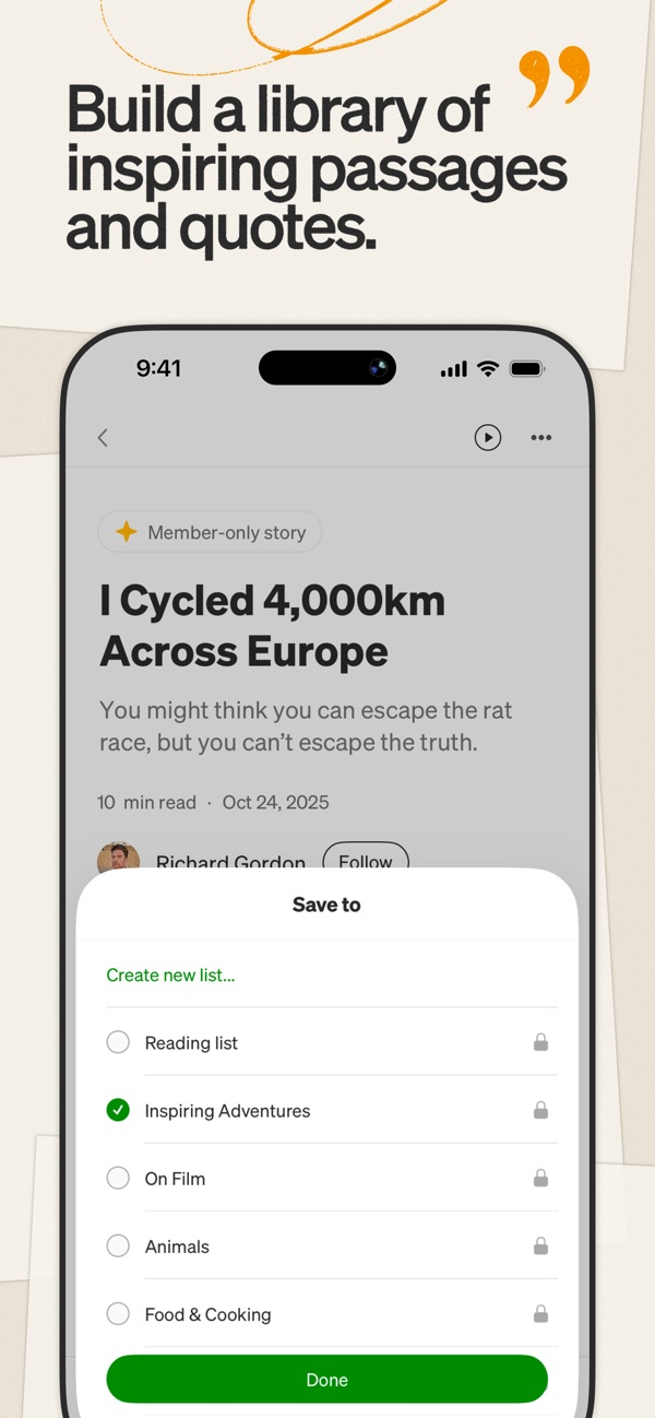 Medium iPhone screenshot 6