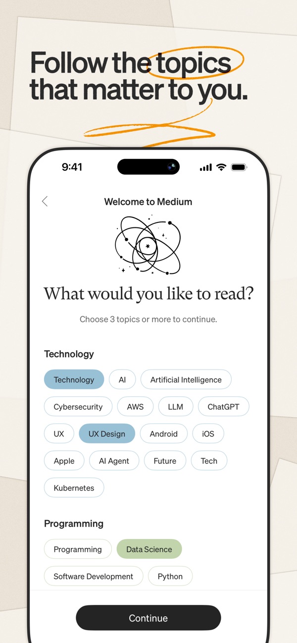 Medium iPhone screenshot 3