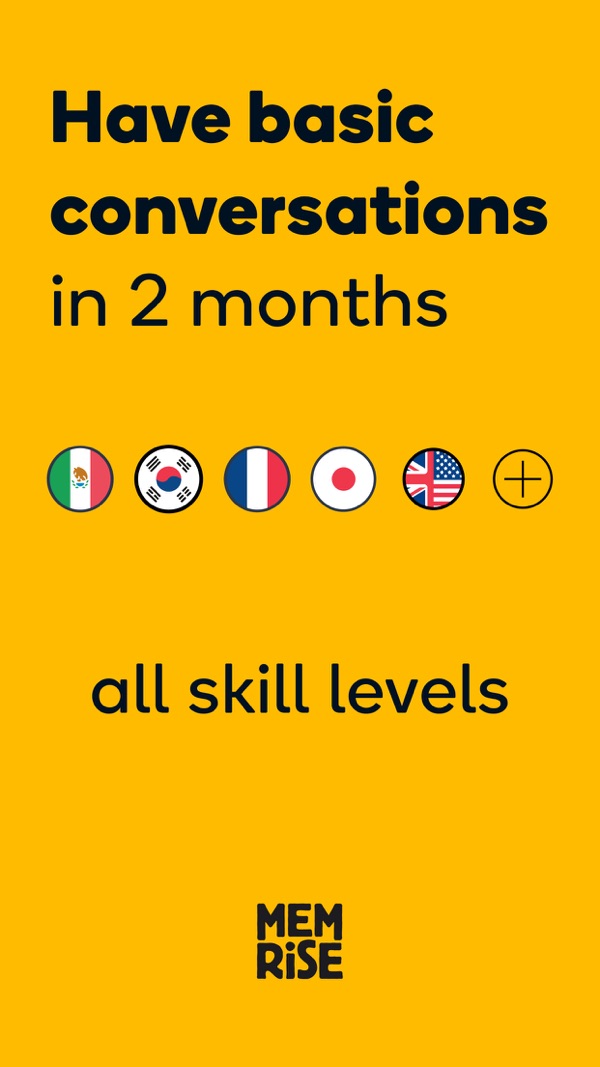Memrise iPhone screenshot 1