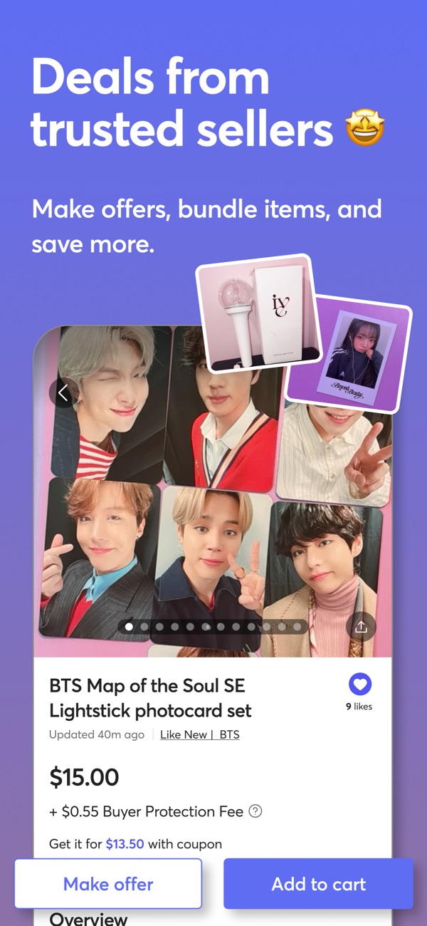 Mercari iPhone screenshot 2