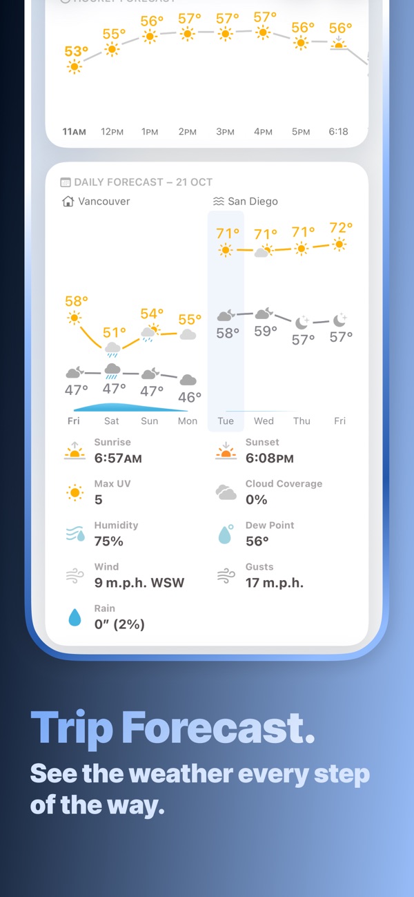 Mercury Weather iPhone screenshot 6