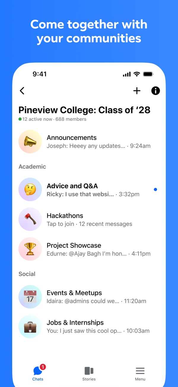 Messenger iPhone screenshot 5