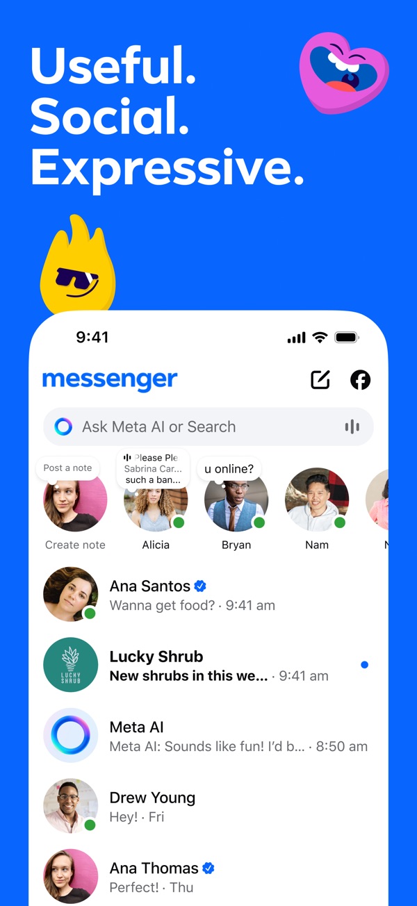 Messenger iPhone screenshot 1