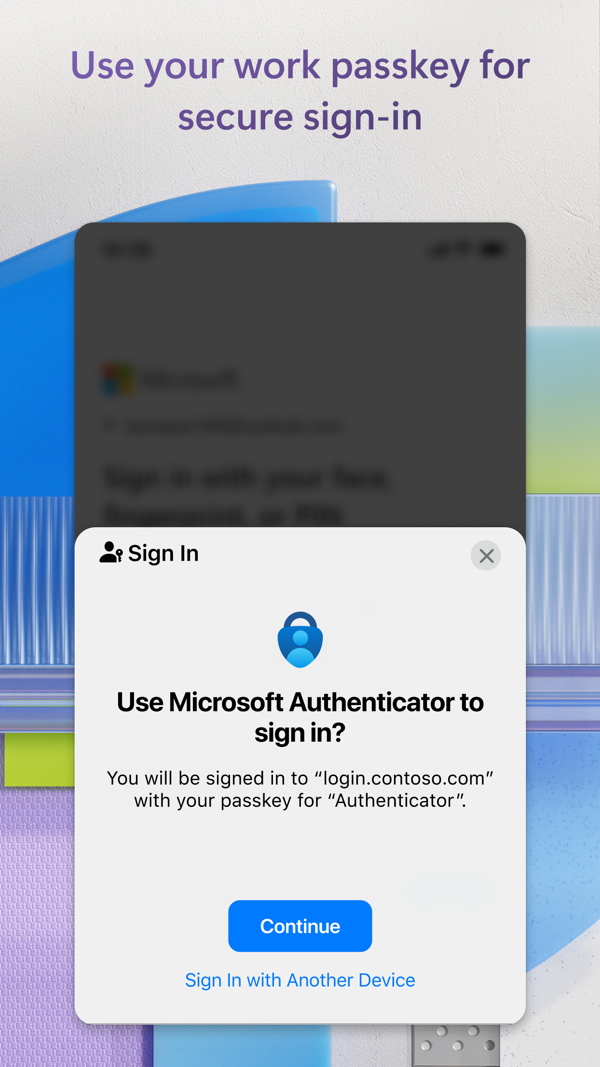 Microsoft Authenticator iPhone screenshot 7