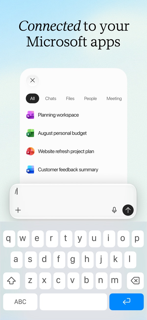 Microsoft Copilot iPhone screenshot 2