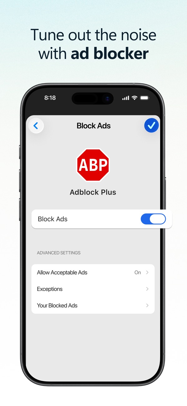 Microsoft Edge iPhone screenshot 9