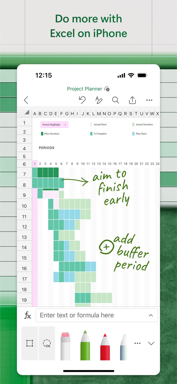Microsoft Excel iPhone screenshot 5