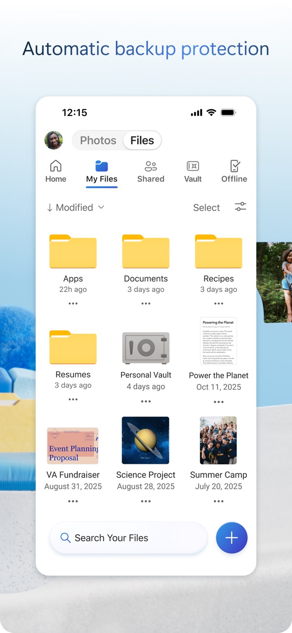 Microsoft OneDrive iPhone screenshot 2