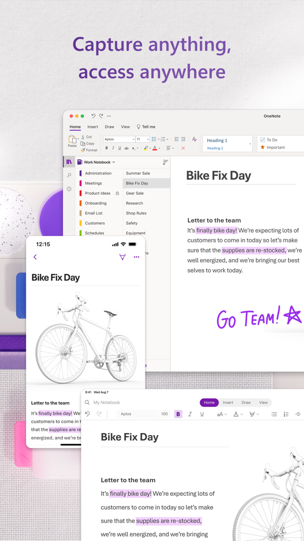 Microsoft OneNote iPhone screenshot 8