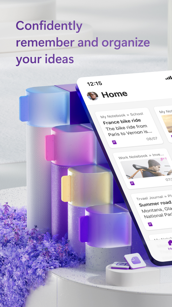 Microsoft OneNote iPhone screenshot 1
