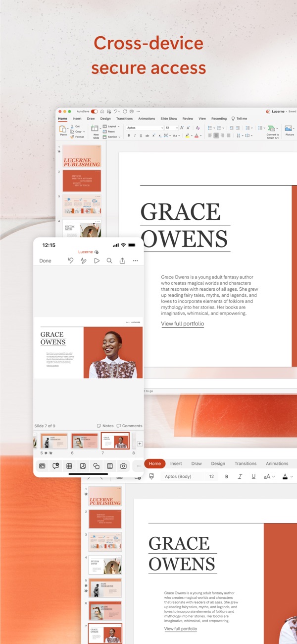 Microsoft PowerPoint iPhone screenshot 7