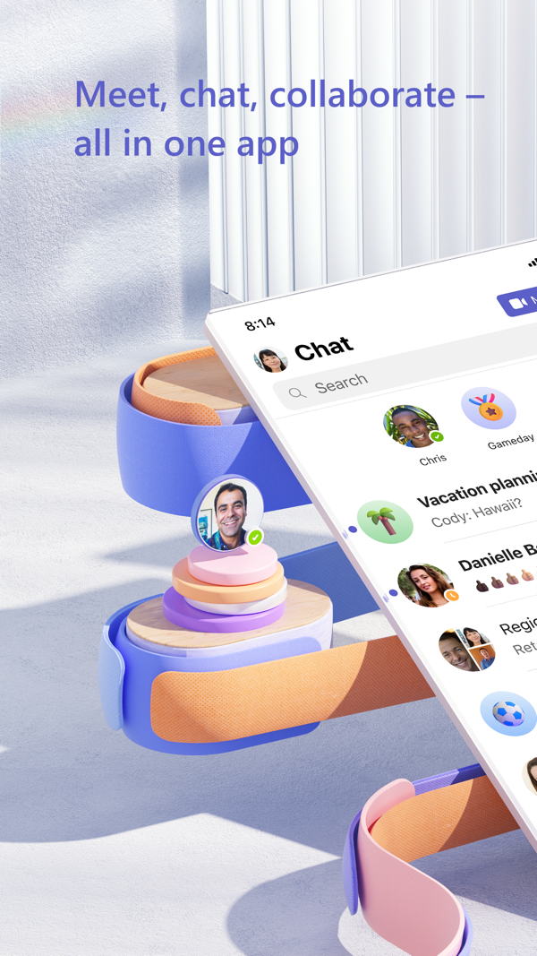 Microsoft Teams iPhone screenshot 1