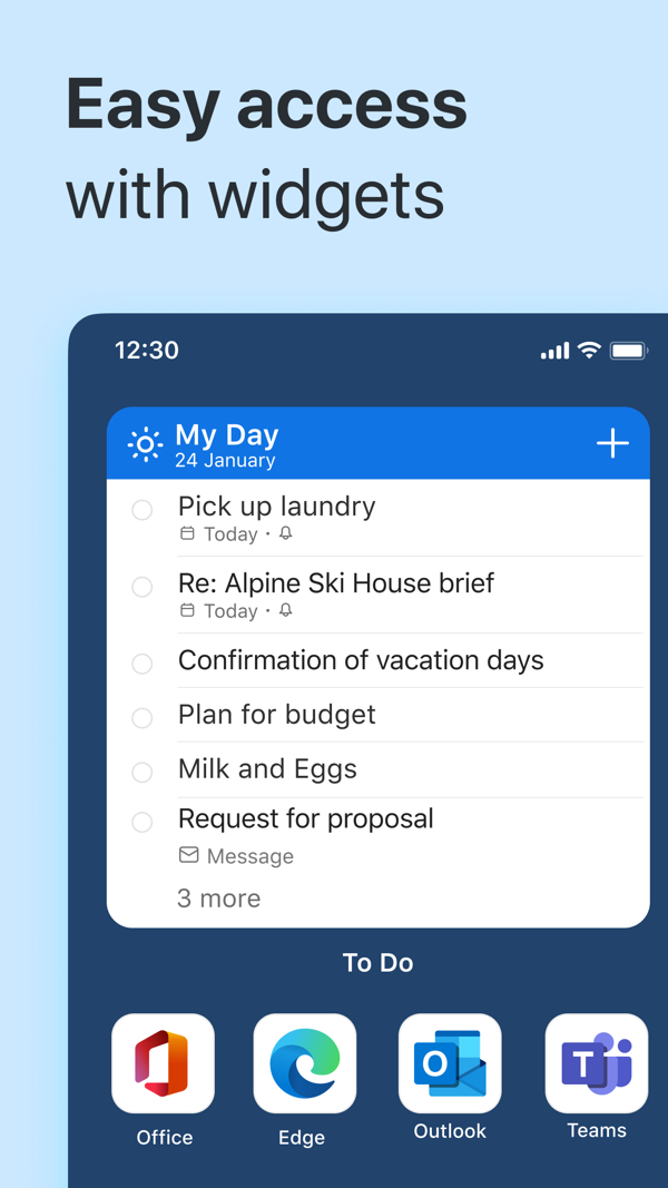 Microsoft To Do iPhone screenshot 6