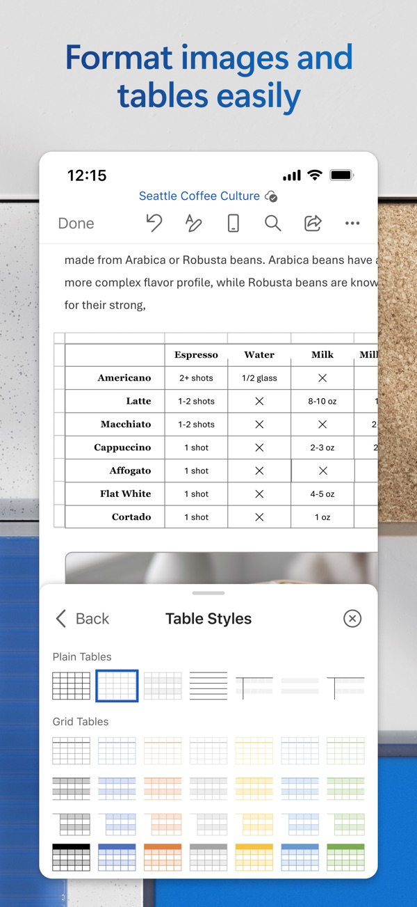 Microsoft Word iPhone screenshot 5