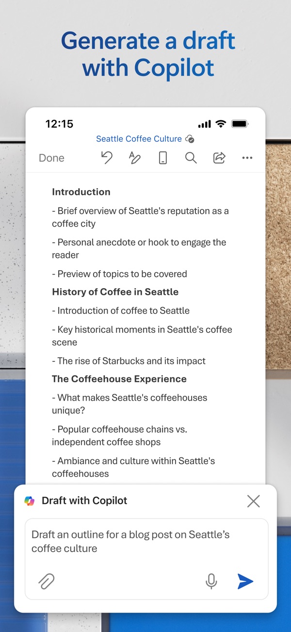 Microsoft Word iPhone screenshot 2