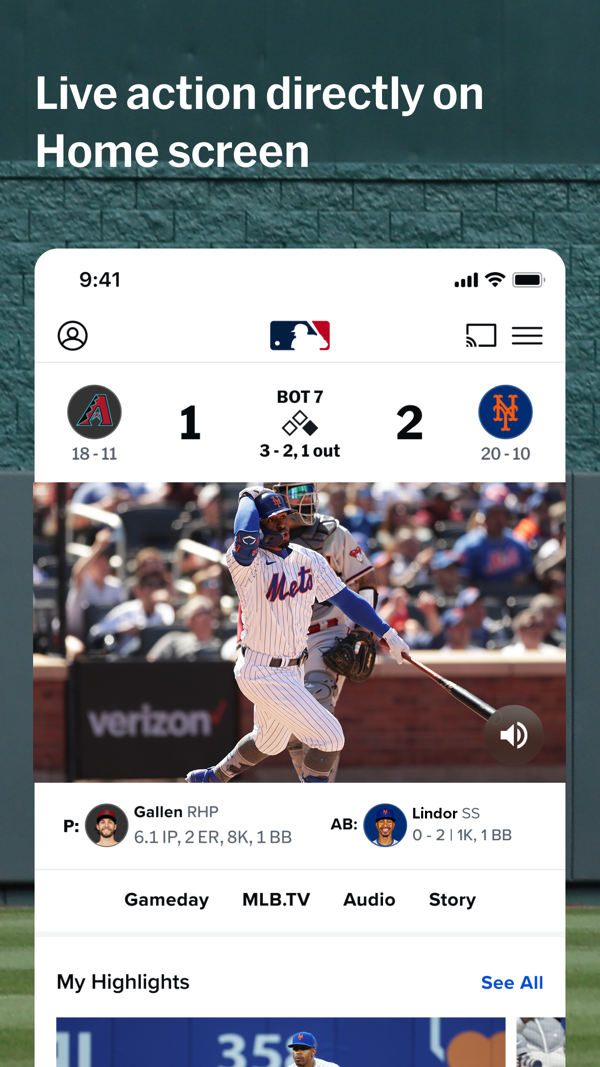 MLB iPhone screenshot 4