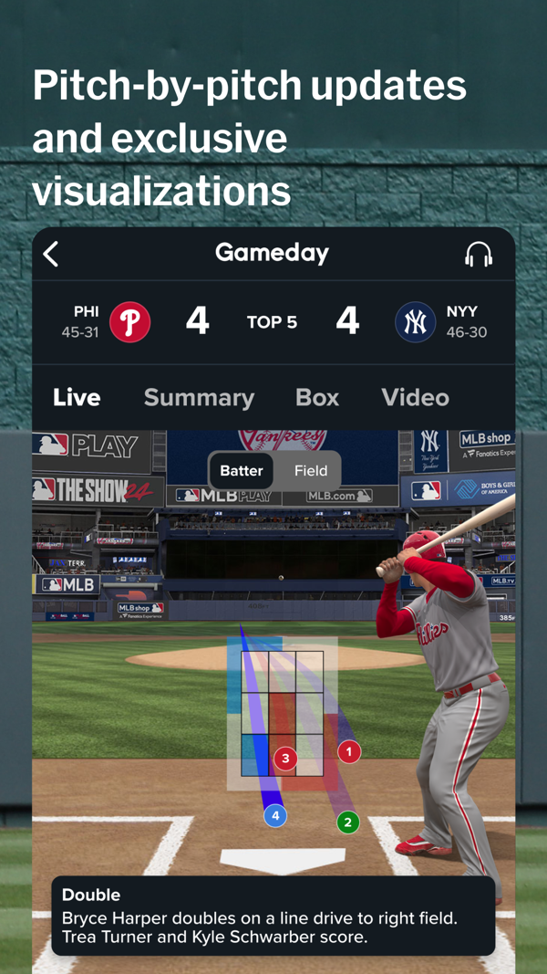 MLB iPhone screenshot 7