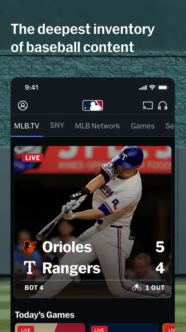 MLB iPhone screenshot 5