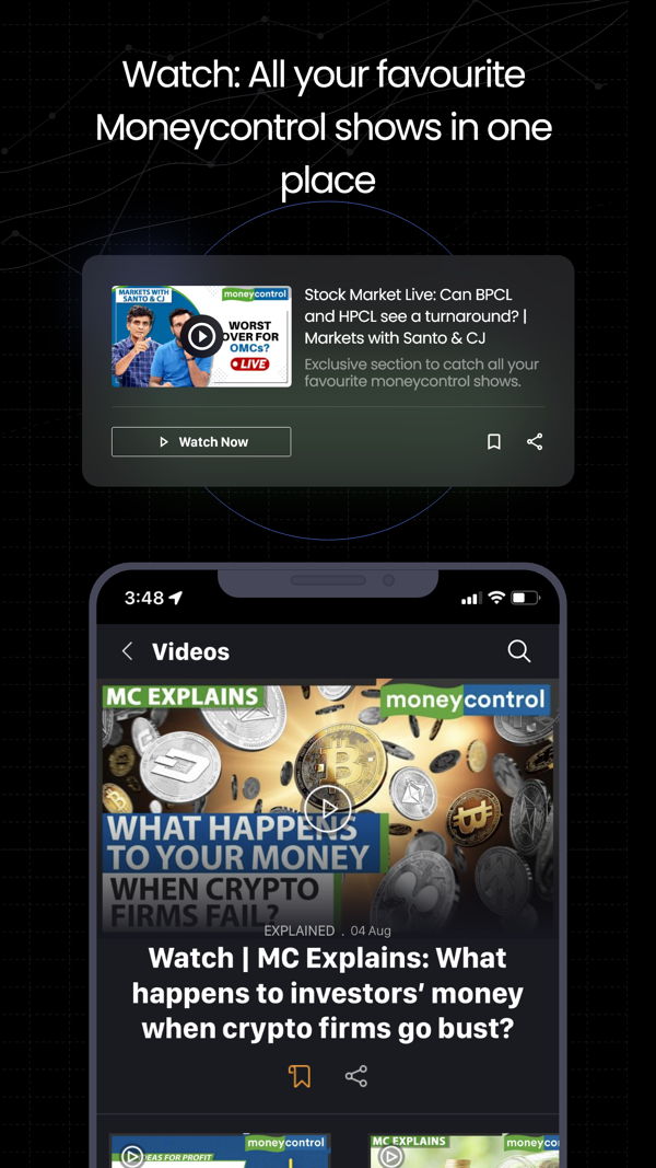 Moneycontrol iPhone screenshot 6