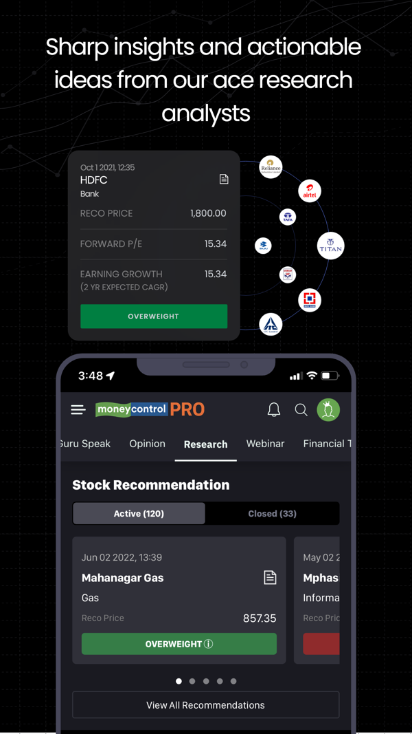 Moneycontrol iPhone screenshot 8