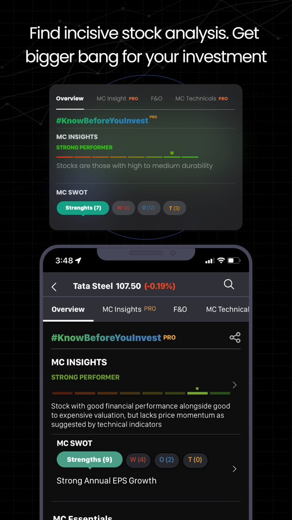 Moneycontrol iPhone screenshot 3